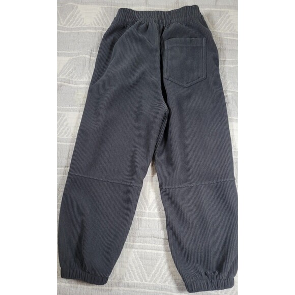 Balabala Kids Fleece-Lined Jogger Pants Size 130/59 (7–8Y) Charcoal Gray Warm - Picture 5 of 6